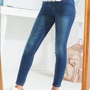 Darkwash girls jeggings
